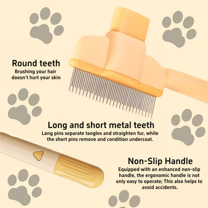 EthanPaws™ Pet Hair Shedding Comb